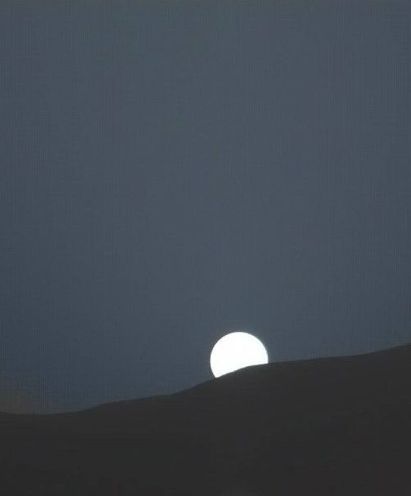 Tramonto su Marte - Curiosity NASA