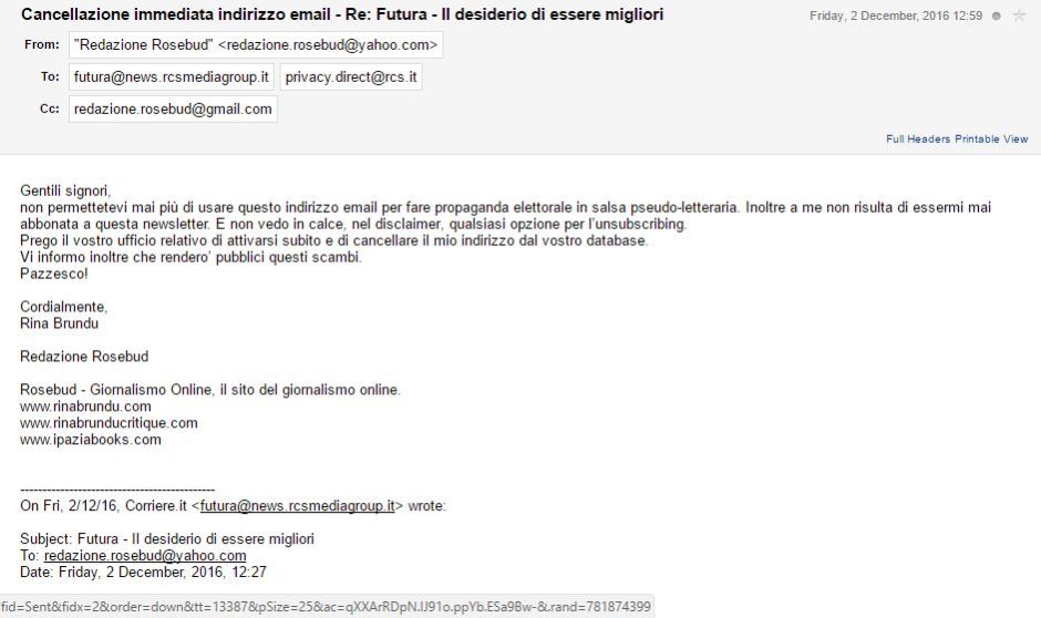 emailunsubcorriere