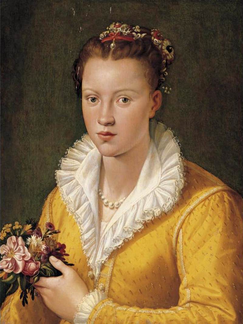 santi_di_tito_-_portrait_of_a_girl_-_wga22721