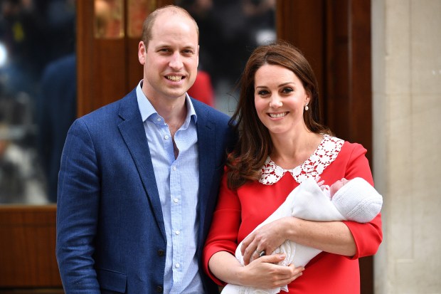 Catherine Duchess of Cambridge gives birth to her third child, Lindo Wing, St Mary's Hospital, London, UK - 23 Apr 2018