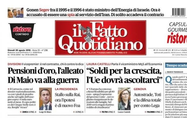 di maio 30 agosto