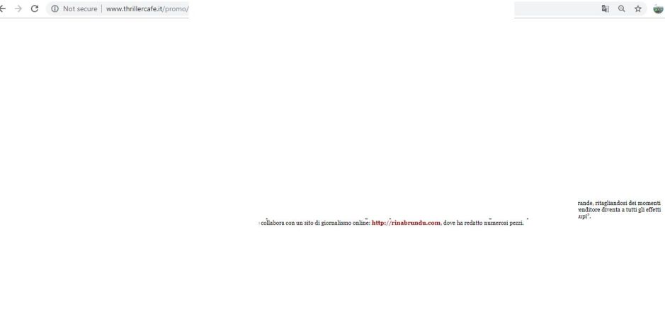 Thriller 27 nove 2018 cut